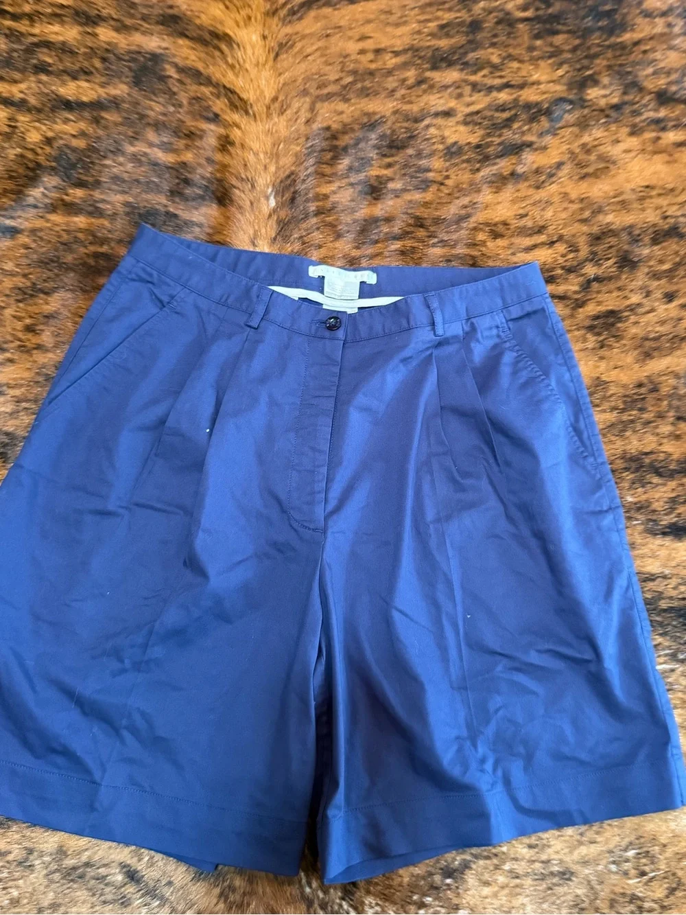 Women’s Nike Golf Tour Performance Dri-Fit Shorts Sz 14 Blue Athletic Activewear